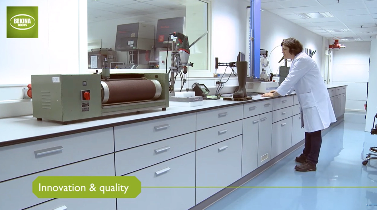 Bekina Boots laboratorium tests