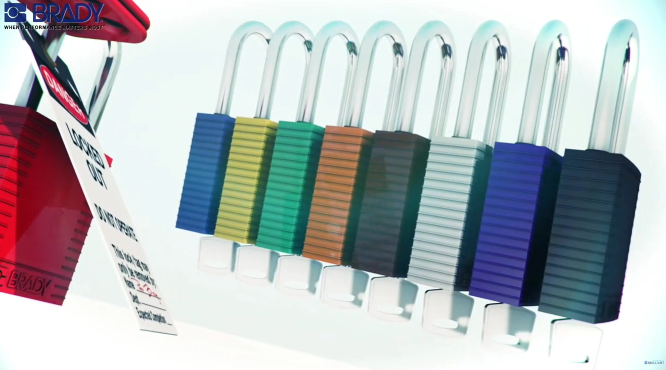 Brady Veiligheidshangsloten Lockout/Tagout