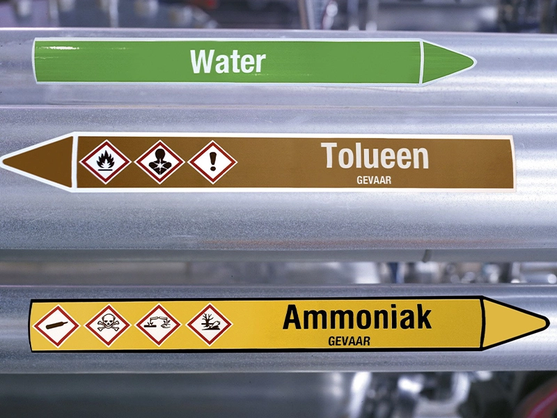 Brady leidingmarkeringen voor efficiëntie en veiligheid