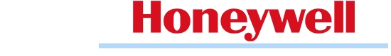 Honeywelllogo met blauwe streep