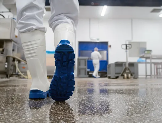 Kleurgecodeerde schoenen en laarzen