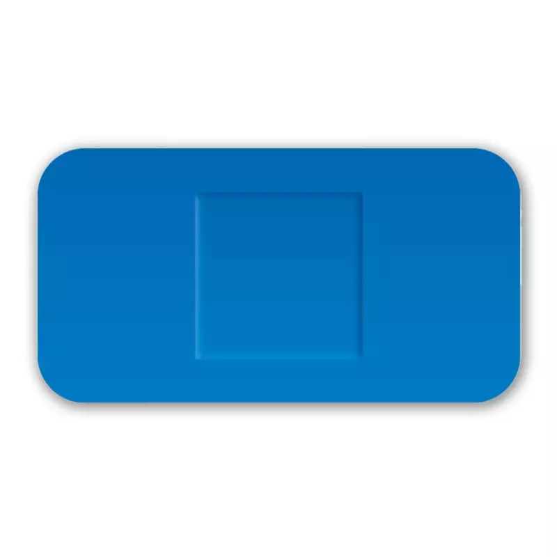 Detectaplast 8143 Universal pleister 38x72 mm detecteerbaar blauw