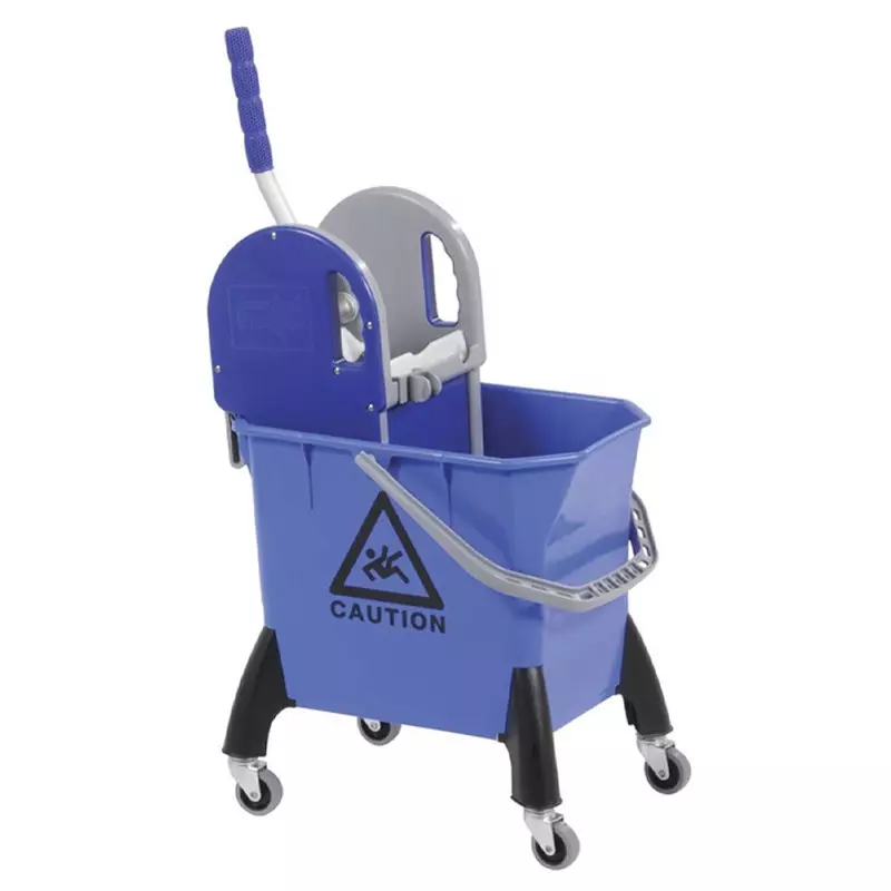 Rolemmer enkel kunststof met strengenmop-pers 1x20 liter
