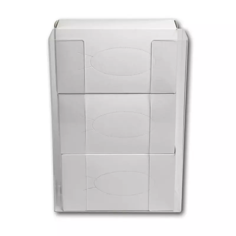 Handschoendispenser acryl voor 3 dispenserdozen