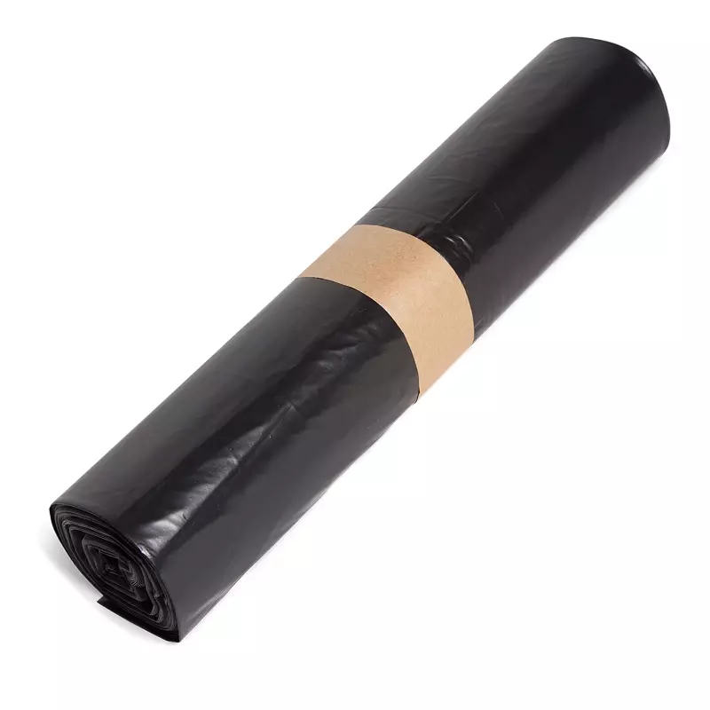 Afvalzakken zwart LDPE gerecycled T50 70x110 cm