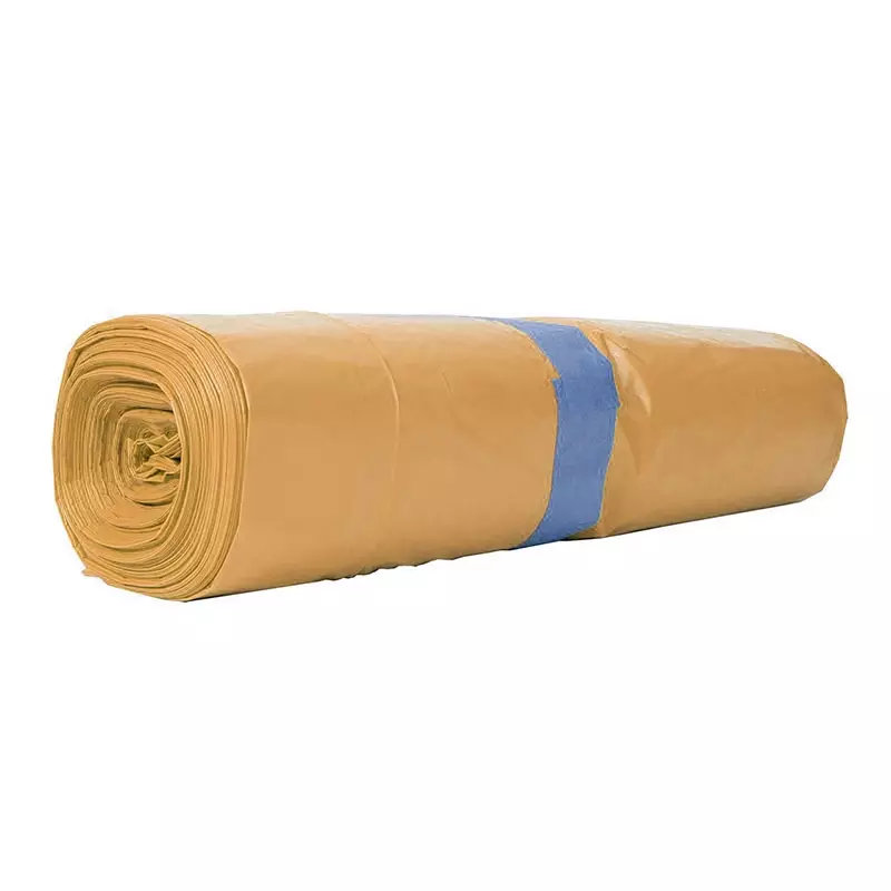 Afvalzakken oranje HDPE T25 70x110 cm