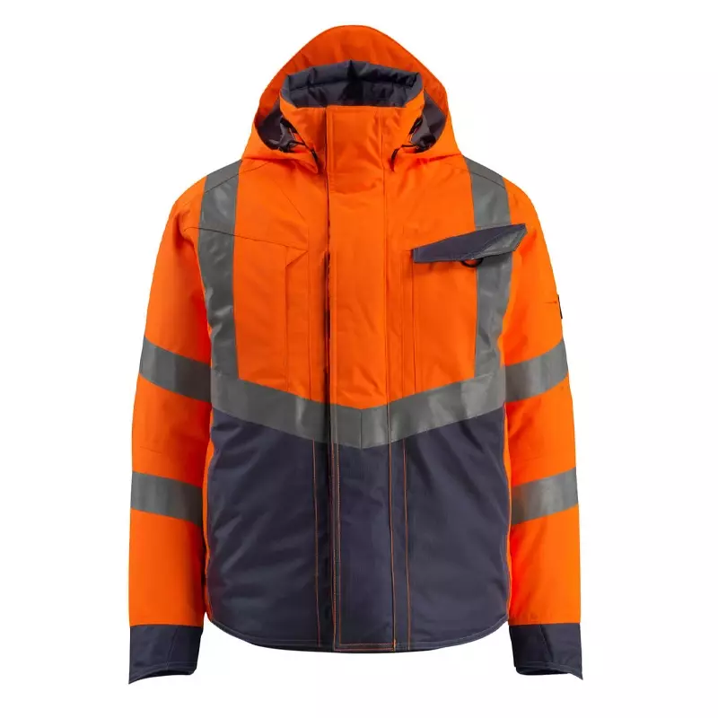 Mascot Hastings winterjack Hi-Vis marineblauw/fluo oranje