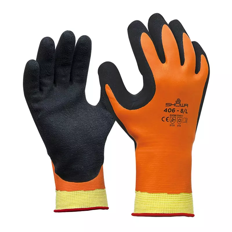 Showa 406 handschoen latex thermische bescherming