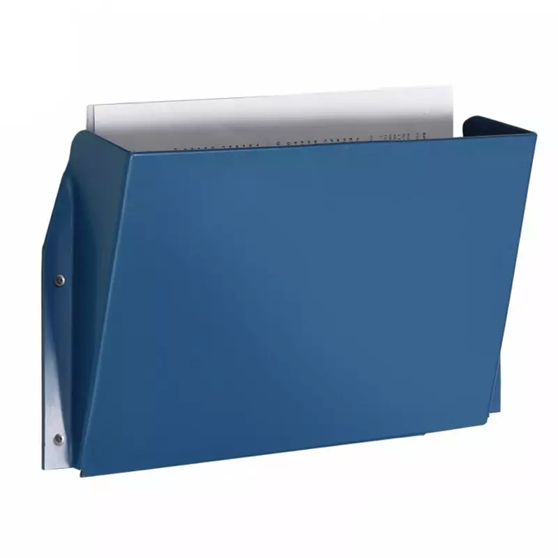 Detectamet documenthouder A4 horizontaal detecteerbaar blauw