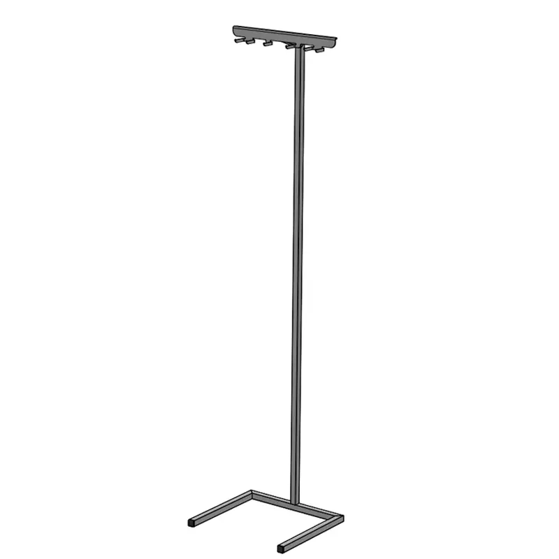 Ophangsysteem werkmaterialen vloerstaand RVS 1900 mm