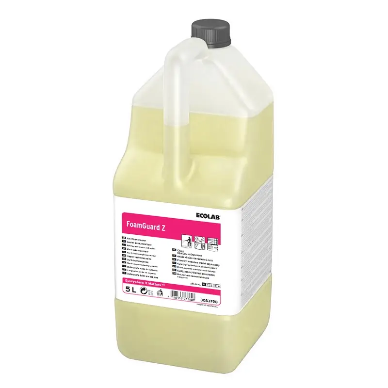 Ecolab FoamGuard Z vloeibaar zuur reinigingsmiddel doos 2x5 liter