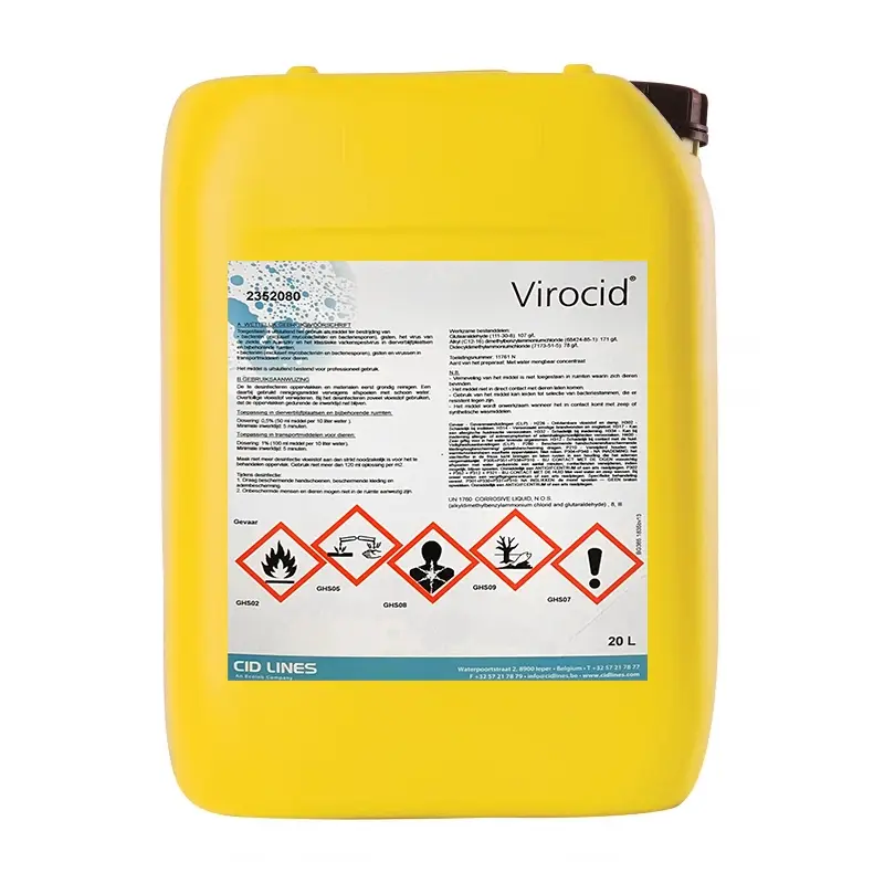 Ecolab Virocid desinfectiemiddel transportmiddelen 20 liter