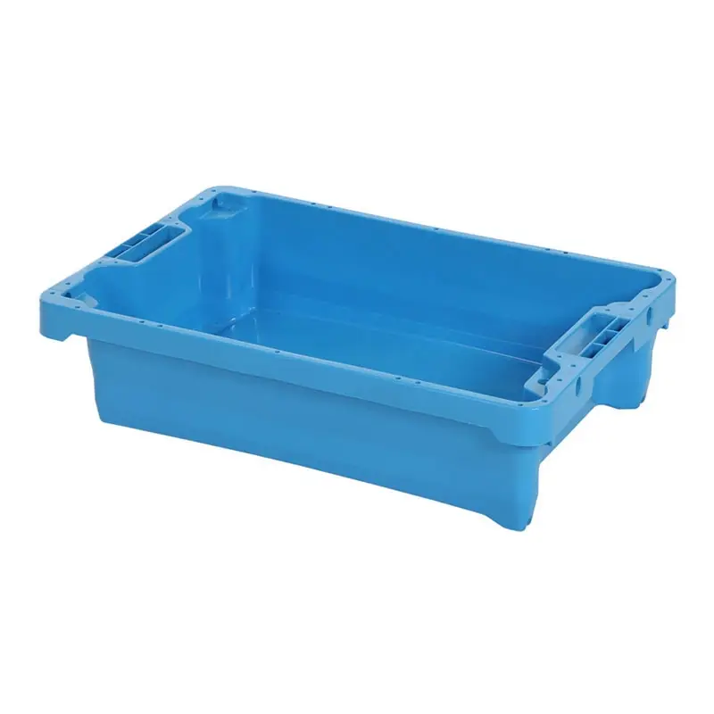 Stapel-nestbare viskist 600x400x155 mm 20 liter lichtblauw