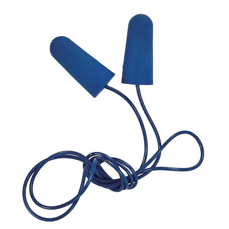 Proteqtio PTD10 oorpluggen PU-traagschuim detecteerbaar met koord blauw