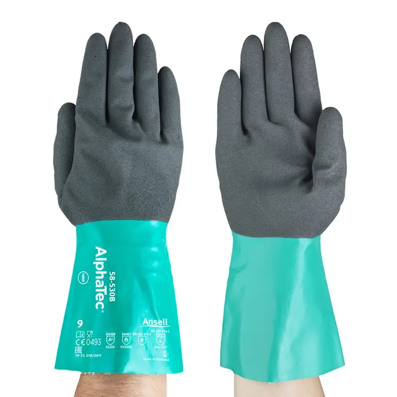 Ansell AlphaTec 58-530B handschoen nitril/acryl chemiebestendig
