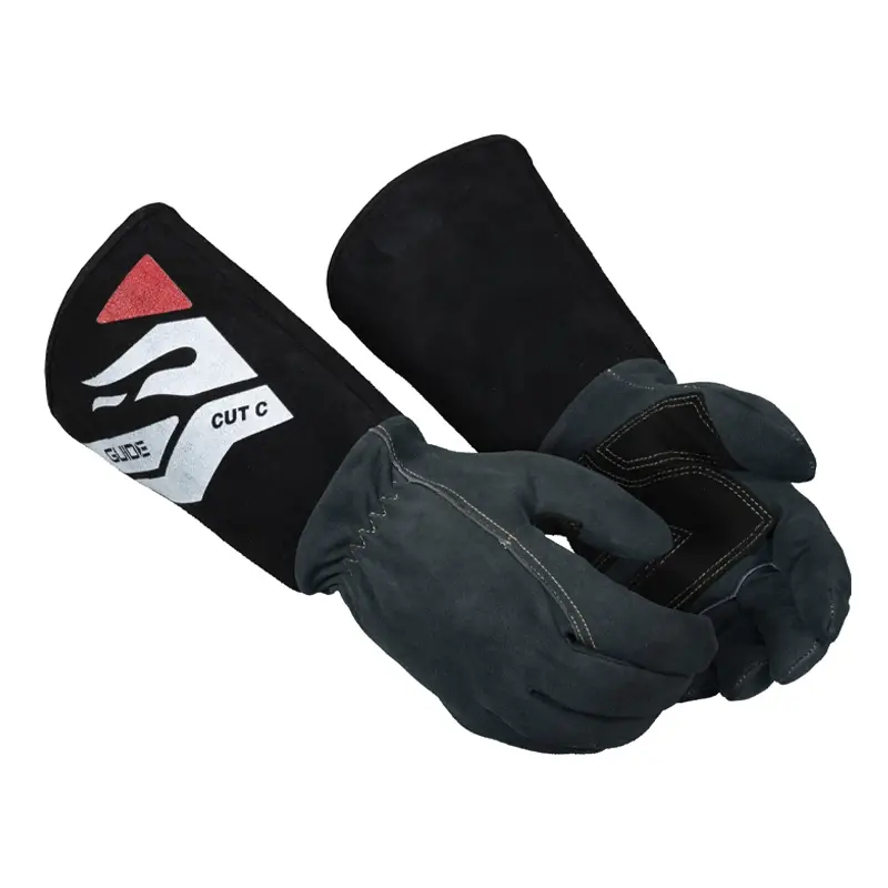 Guide 3571 lashandschoen leer/kevlar hittebestendig