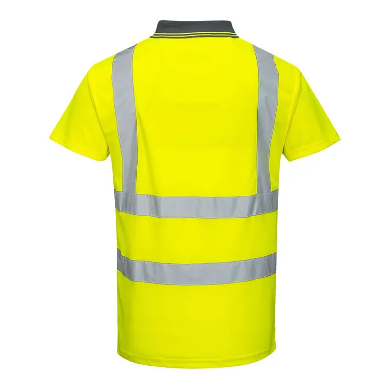 Portwest S477 poloshirt korte mouw Hi-Vis fluo rood