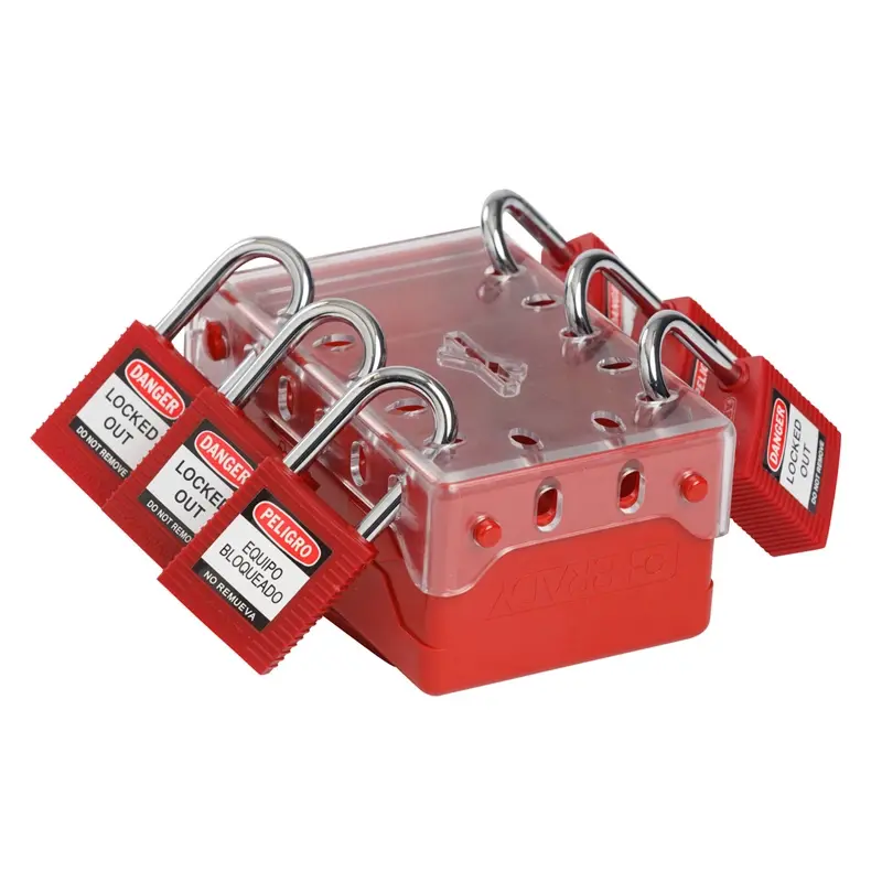 Brady 149173 ultra compacte lock box rood