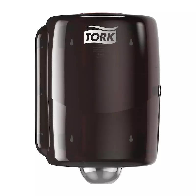 Tork Combi Rol poetspapier dispenser W2 zwart/rood