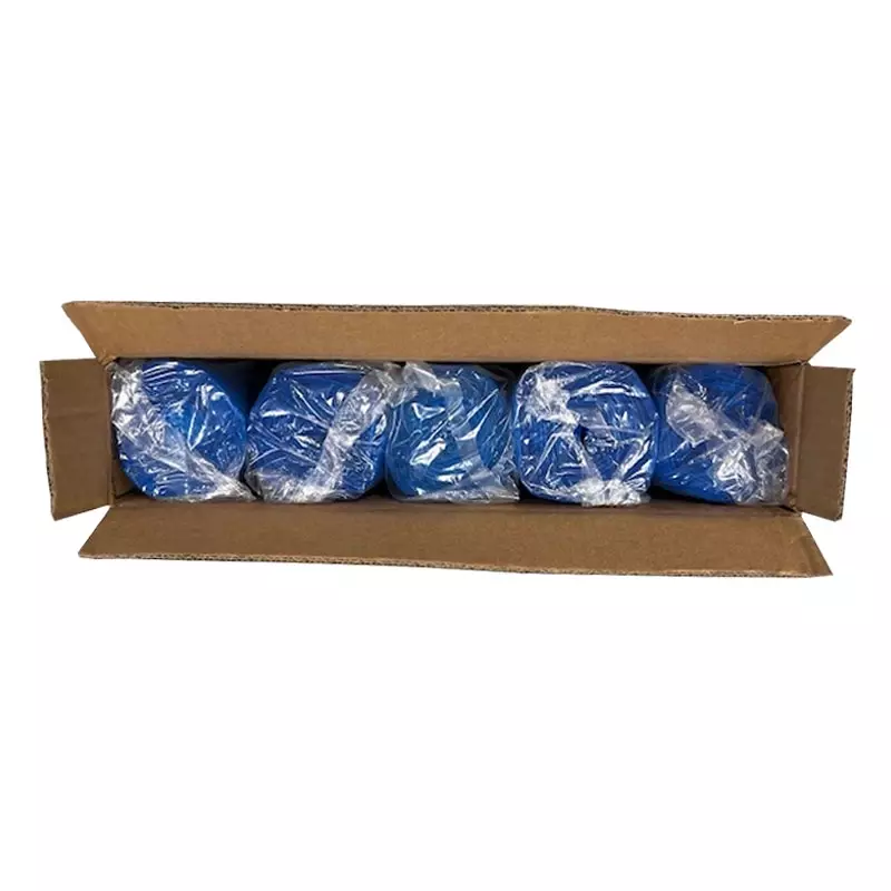 Hycare disposable schort 20 mu polyethyleen 80x125 cm op rol blauw