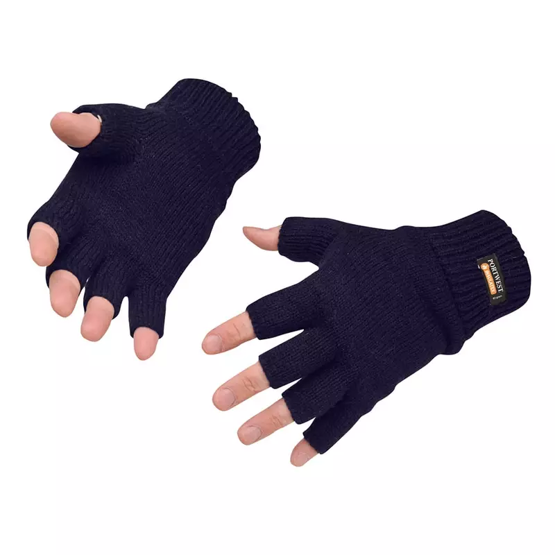 Portwest GL14 handschoen halve vingers marineblauw