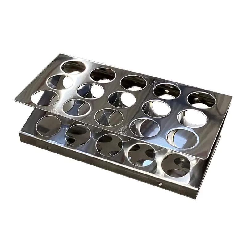 Reageerbuisrek RVS 15 plaatsen Ø30 mm