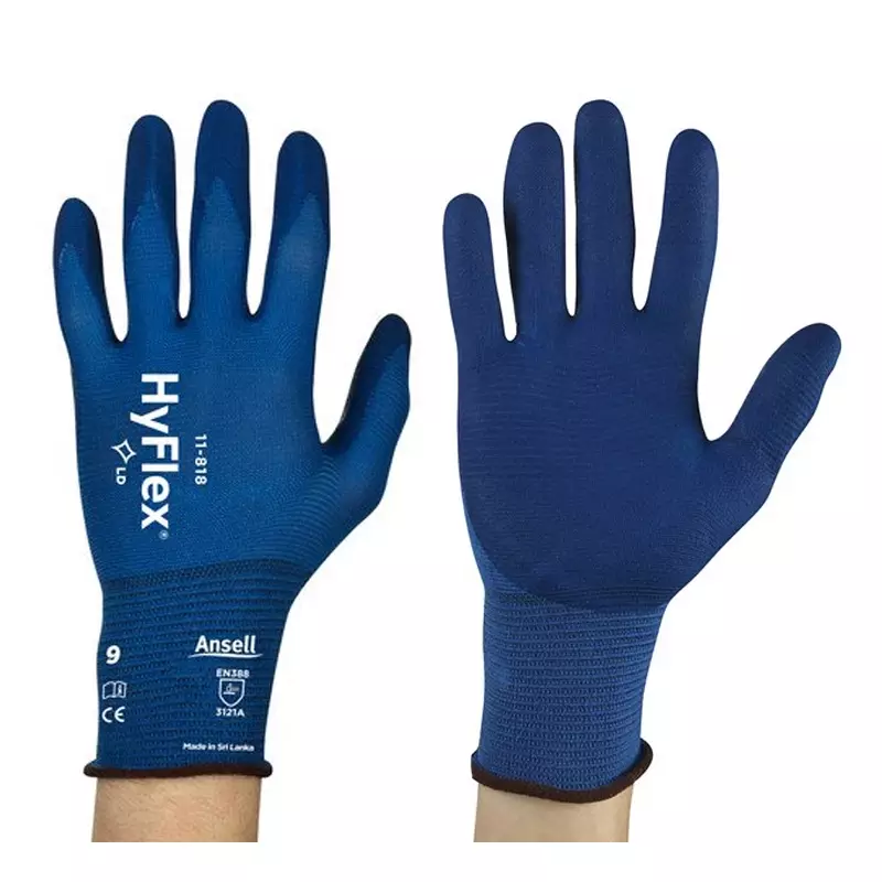 Ansell HyFlex 11-818 handschoen nitril mechanische bescherming