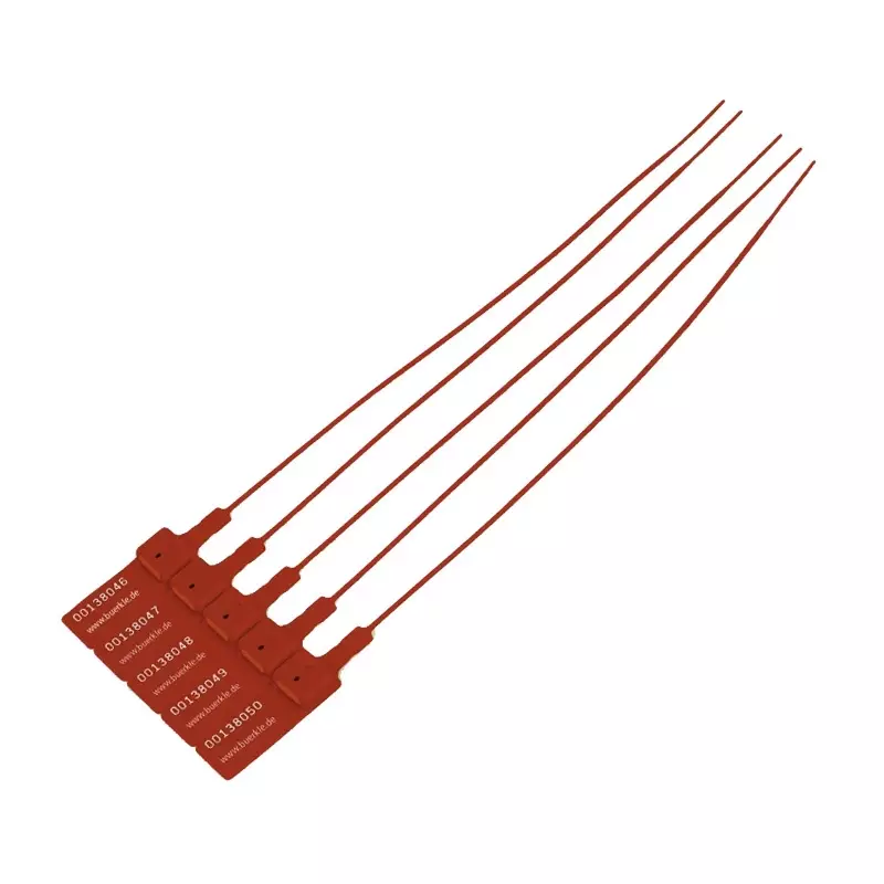 Burkle SampleSafe SP aantrekverzegeling PP 260 mm rood