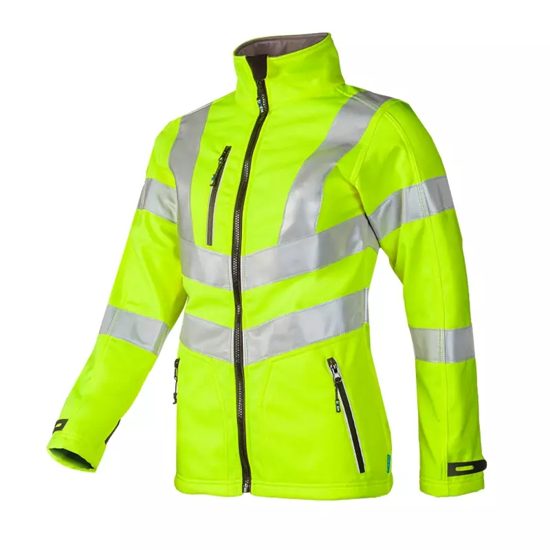 Sioen Jerica 547AA2TU2 softshell jas dames fluo geel
