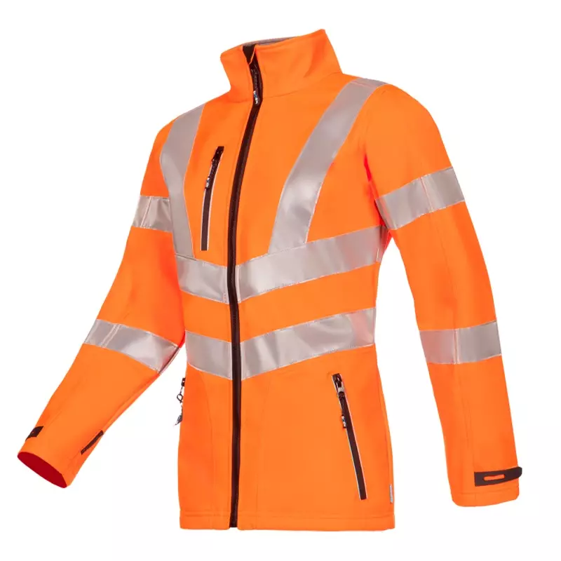 Sioen Jerica 547AA2TU2 softshell jas dames fluo oranje
