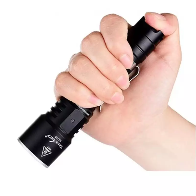 TANK007 KC-15 LED handlamp USB oplaadbaar