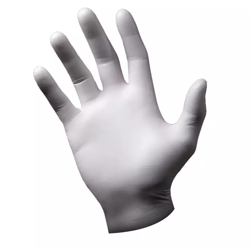 Disposable handschoen nitril ongepoederd 240 mm wit