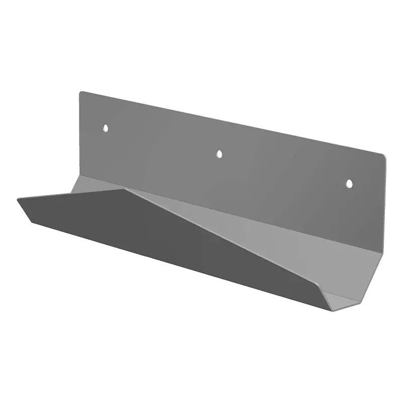 Muurbeugel voor afvalzakken RVS 500x157x149 mm
