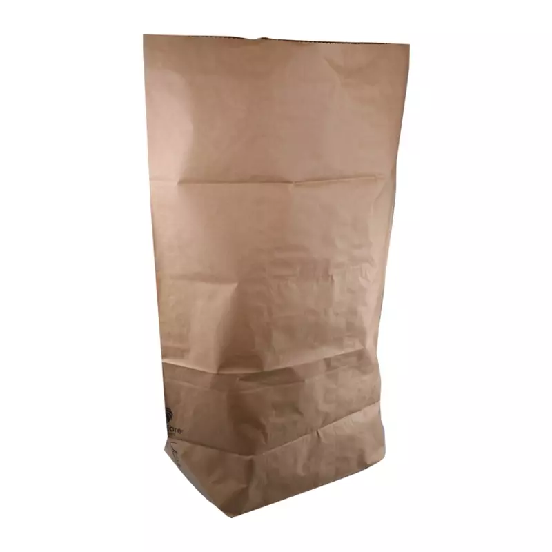 Papieren afvalzak 60x80 cm 60 liter bruin