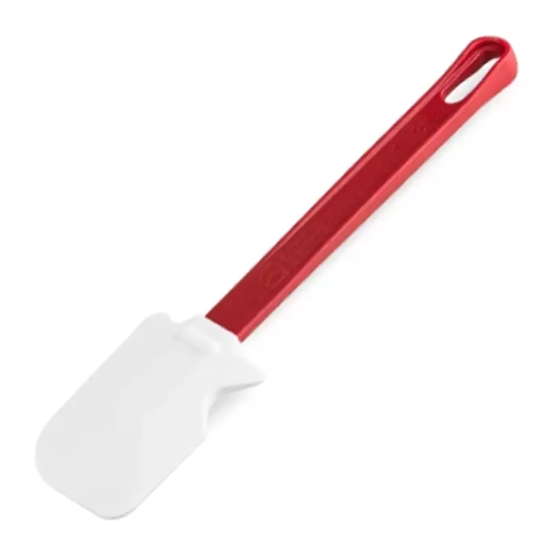 Pannenlikker siliconen 6,5 cm blad 27,5 cm totaal wit/rood