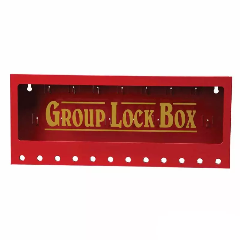 Brady 105715 lock box wandbevestiging metaal groot rood