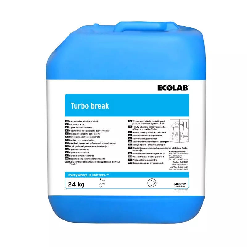 Ecolab Turbo Break wasmiddel jerrycan 24 kg