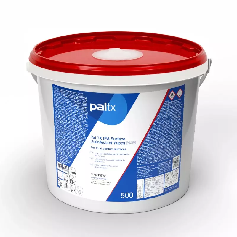 PAL TX IPA PLUS desinfectie wipes oppervlakken food safe