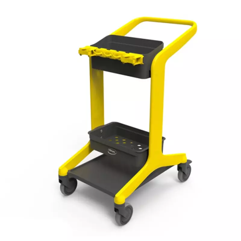 Vikan HyGo 57006 werkwagen geel