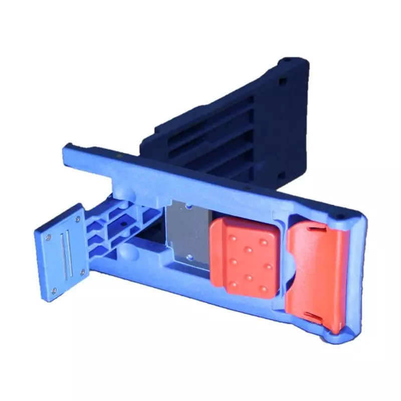 Vlakmophouder kunststof met magneet 40 cm blauw