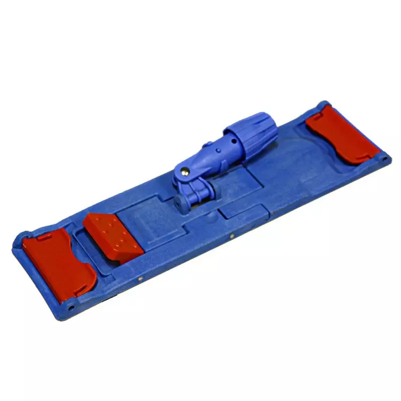 Vlakmophouder kunststof met magneet 40 cm blauw