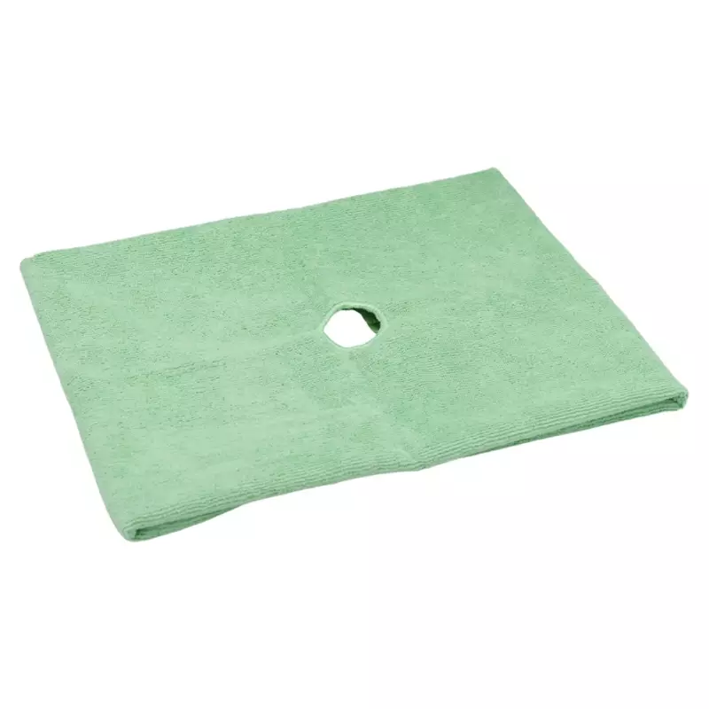 Microvezel dweil met steelgat 50x70 cm groen