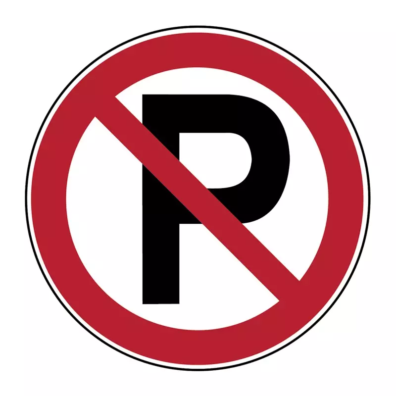 Brady 250051 sticker parkeren verboden PIC 225 ø100 mm