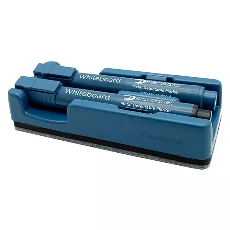 Detectamet whiteboard wisser detecteerbaar blauw