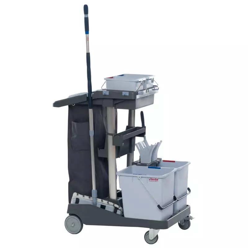 Vileda Professional VoleoPro recycled starterkit werkwagen