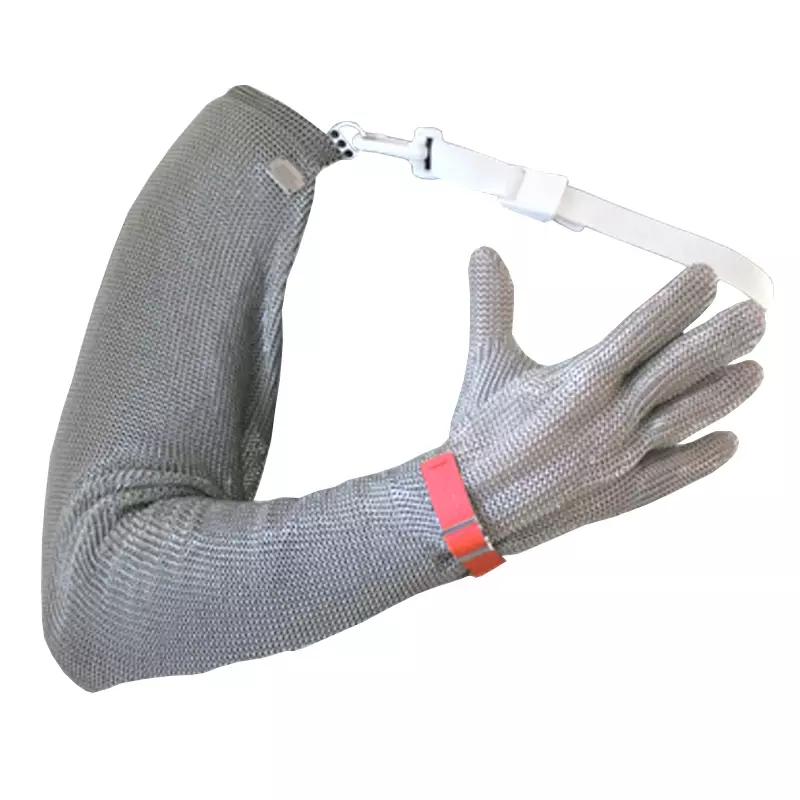 Stahlnetz Protec metalen handschoen schouder manchet RVS snijbestendig
