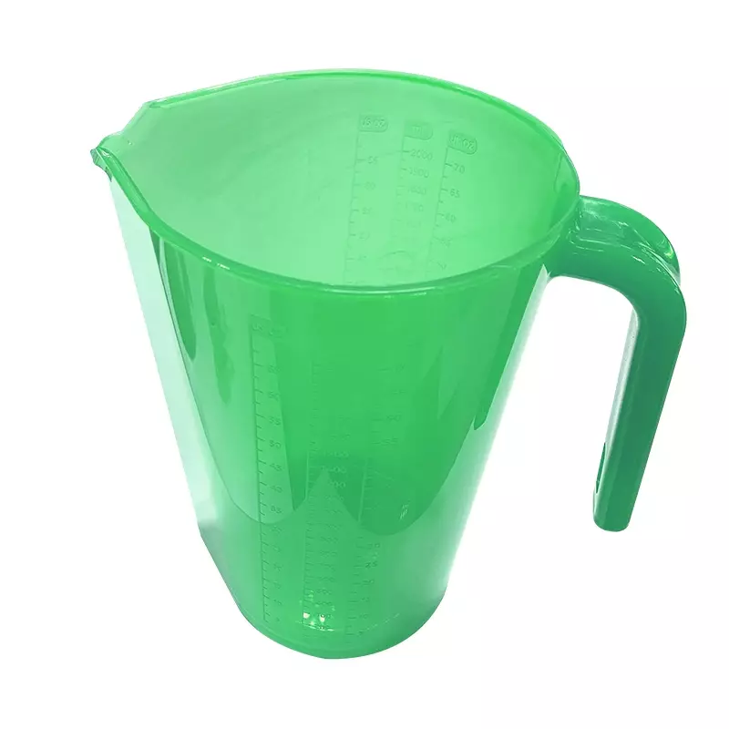 FBK 80122-5 maatbeker transparant 2 liter groen