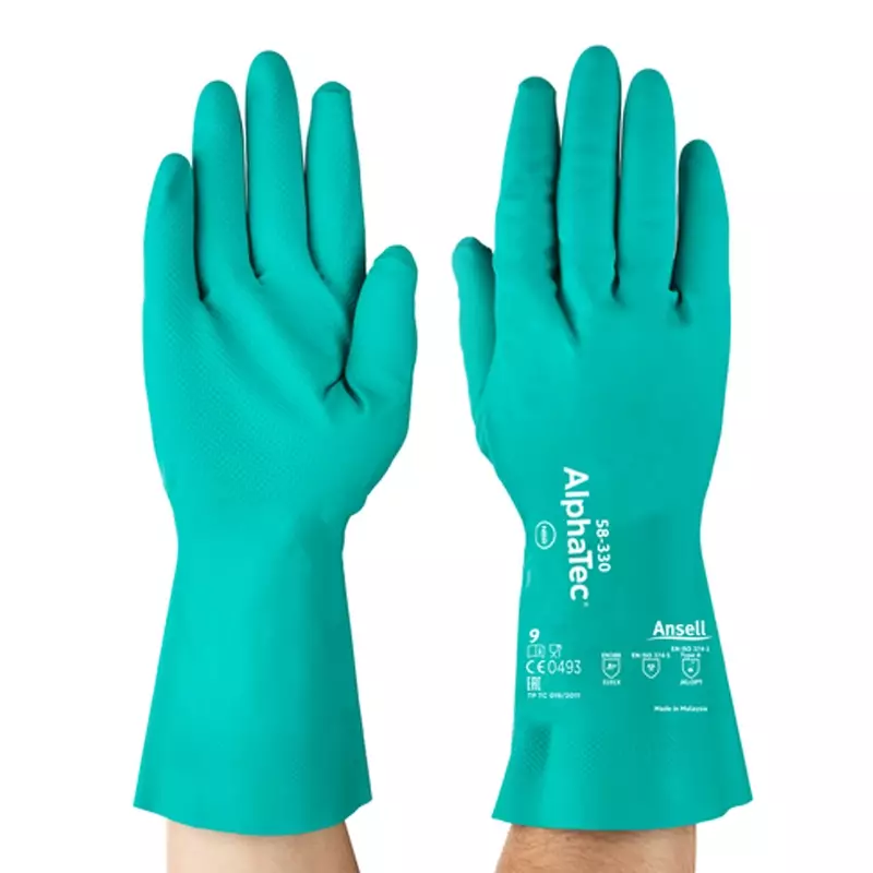 Ansell AlphaTec 58-330 handschoen nitril chemiebestendig