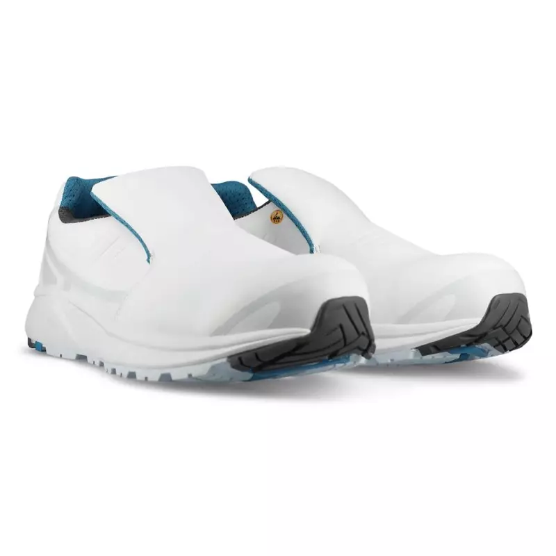 Sika 60401 Cloud Slip-on veiligheidsschoen food instapper S2 SR ESD wit
