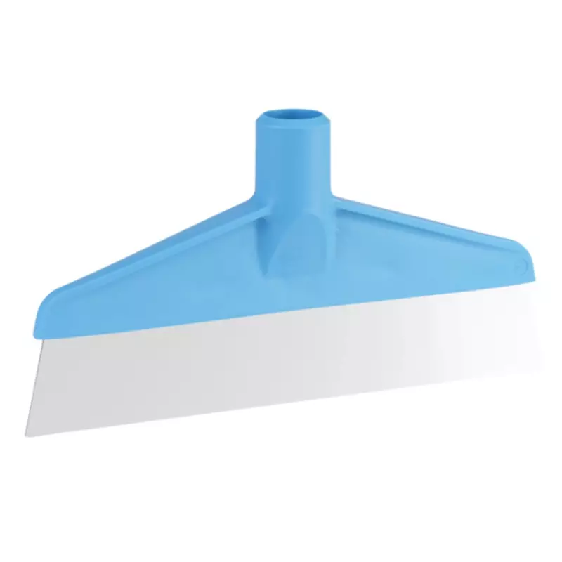 Vikan 29083 vloerschraper RVS blad 245 mm blauw
